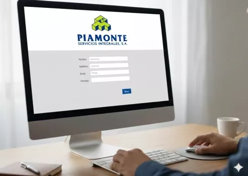 Formulario de contacto de Piamonte Servicios Integrales